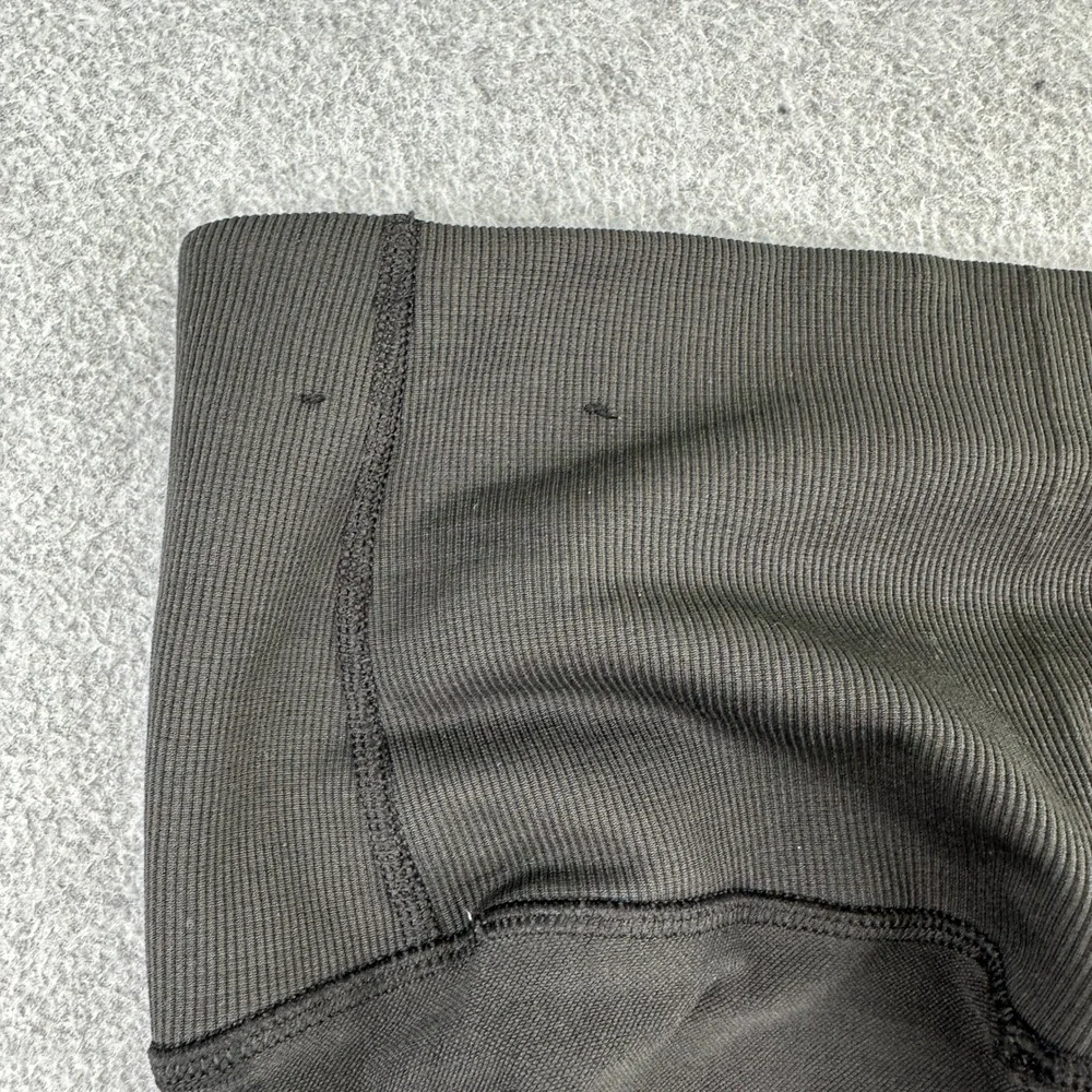 Nike Leggings Womens M Black Dri-FIT Zonal Strength Training Ribbed Athletic